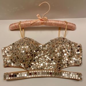 Guess by Marciano Bedazzled Crop Top